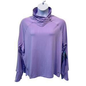 Coolibar Top Womens 3X Relay Long Sleeve Pullover UPF 50+ Tunic Shirt NEW